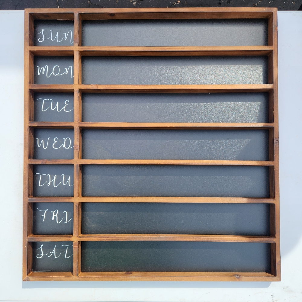 26x24 Weekly Chalkboard